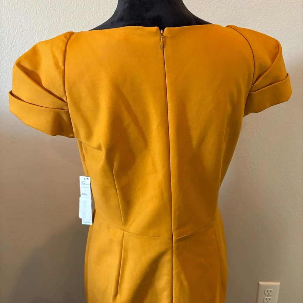 NWT Antonio Melani Amy Cap Sleeve Sheath Dress, Golden Oak,size 10,Church Office - Picture 6 of 14